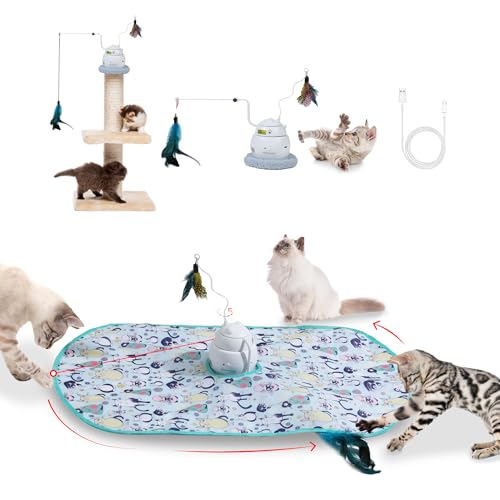 Katris Cat Tree with Automatic Laser Toy