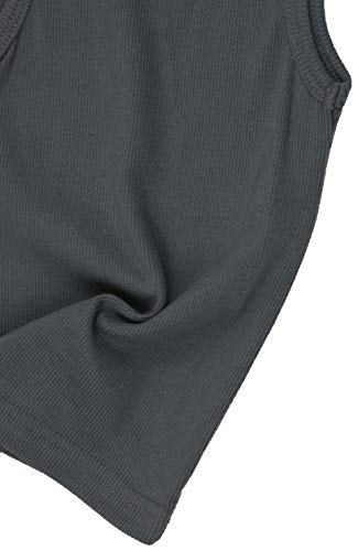 Image of ToBeInStyle Kids Boys Girls Soft Lightweight Jersey Scoop Neck Tank Top