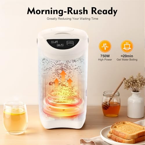 Hervidor eléctrico 4L 110V con vaso de acero inoxidable miniatura 3