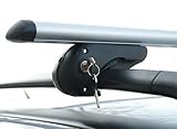  VDP Premium Relingträger Dachträger kompatibel mit Opel Astra Caravan 92-04 Aluminium