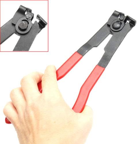 Qbace 2pcs Auto Cv Joint Boot Clamps Pliers Car Banding Tools Kit Set