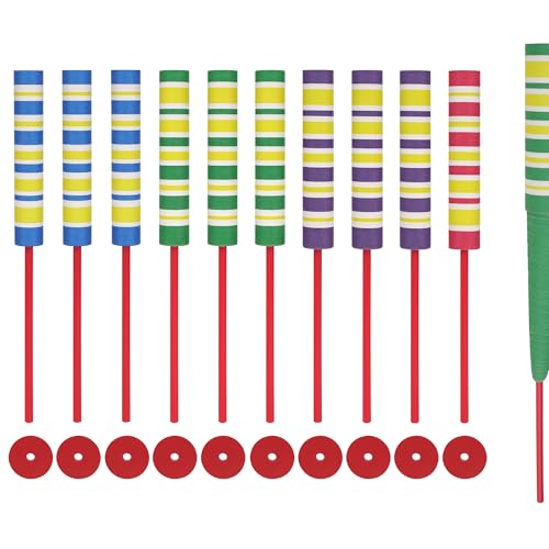 HannaFires 10PCS Classic Retro Telescoping Popper Stick - Colorful Paper Telescopic Popping Wand Magic Trick Prop, Party Fun Atmosphere Tools, Birthday Housewarming Gift, Fun Party Favor