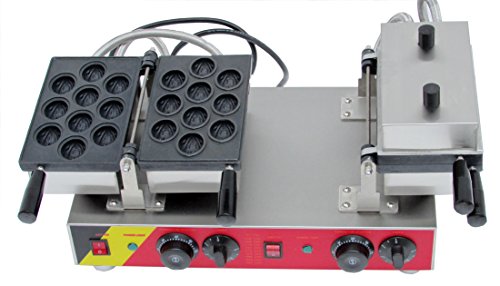 MXBAOHENG 20 Stücke Waffeleisen Doppelkopf Nussbaum Waffel Snack Maschine Waffeleisen Antihaft Waffelmaschine Eisen… – Bild 3