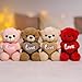 Imagen de Oso de peluche «Love» de 32 cm con corazón