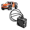 RC Car Motor Cooling Fan for Most RC Model Cars, 25x25mm Aluminum Alloy Lightweight Brushless ESC High Speed Heat Dissipation Fan (Silver)