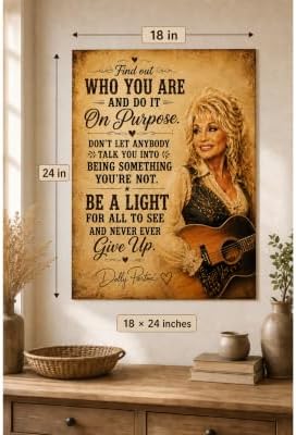 Dolly Poster Rustic Vintage Country-Inspired Wall Art (Unframed) image 5