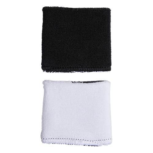 Adidas Interval Reversible Wristband, White/Black, One Size #TOP5