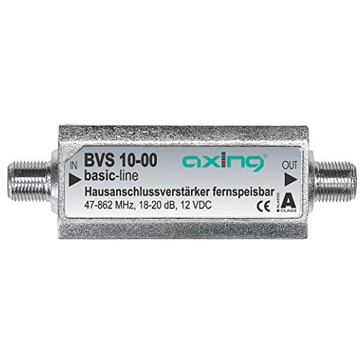 Axing BVS 10-00 - Amplificador de línea para señal satélite (18-20 dB) (importado)