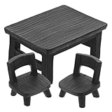 Proportions miniatures : la petite taille est idéale pour divers décors miniatures, y compris les pots de plantes succulentes et les paysages de bureau, les meubles miniatures de jardin de fées, la chaise de maison de poupée