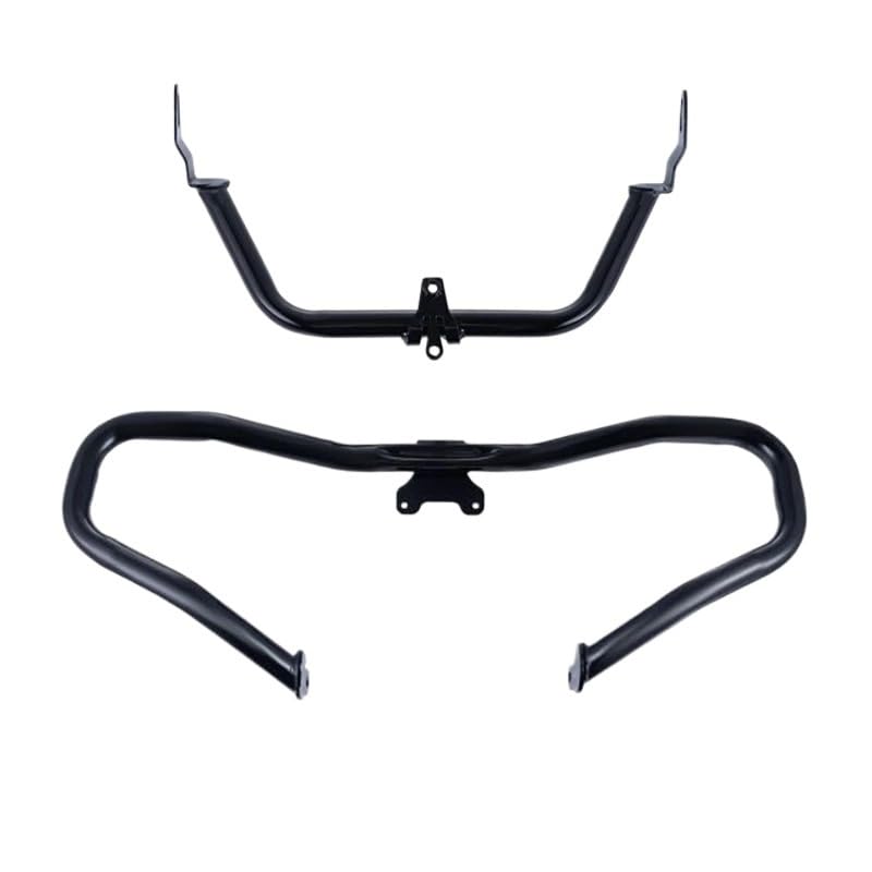 Barre de protection moteur chrome pour Touring Road Glide 2015-2023 design haché robuste
