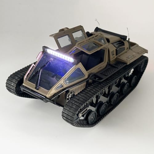 WPLDEWAN RC Tank Car 1/16 Scale Remote Control Tank Off Road RC Crawler 4WD RTR 360&deg;Rotating...