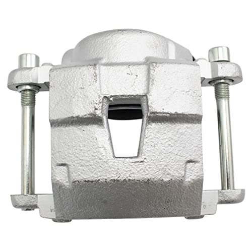 Image of TRQ Front and Rear Brake Caliper Set Zinc Coated Brackets Compatible with 1998-2003 Chevrolet S10 1998-2003 GMC Sonoma 1998-2000 Isuzu Hombre