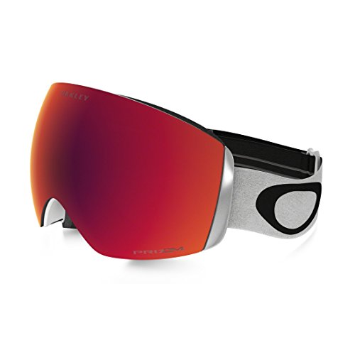 Oakley Injected Unisex Google Flight Deck, Matte White, L, OO7050-35