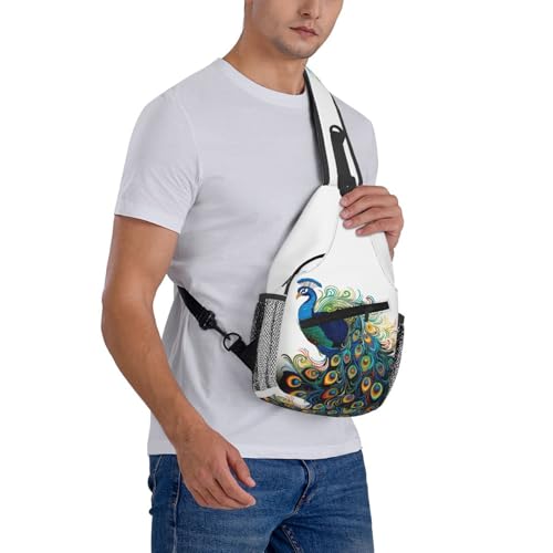 Mochila Pecho Negra Estilo Sling para Senderismo miniatura 7