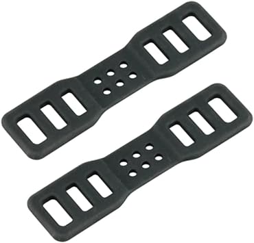4 Pcs Bike Silicone Band, Cycling Bicycle Rubber Straps | Silicone Mount Band, For Flashlights Cell Phones Speaker Lights, Holder for Bicycle Handlebar, Bicycle Light Sets