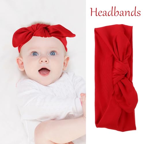 Toyvian 10pcs Baby Girl Headbands Stretchy Rabbit Ear Hair Wraps Bunny Ear Hairbands for Newborn Toddler Hair Accessories for Girls Baby Newborn Infant Kids4
