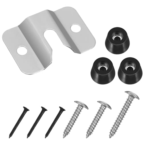 Portable Dartboard Mounting Bracket Kit, Dartboard Hanging Kit, Wall Hanging Hardware with Screws Nails Stabilizers for Steel Dartboards