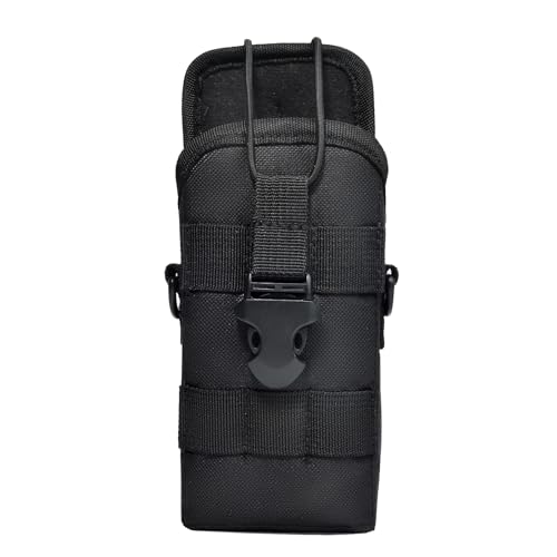 UAYESOK Molle Radio Pouch, Walkie Talkie Holder for Vest, Two Way Radio Belt Holster Case for President CB Motorola DP1400 CP040 GP88 DP4400 DP4600 DP4800 Baofeng Hytera Radio Tactical Intercom Bag