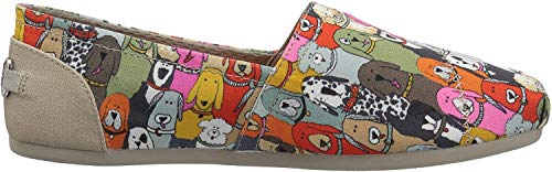 Skechers BOBS from Skechers Women's Plush-Wag Party Ballet Flat, Multi, 8.5 M US