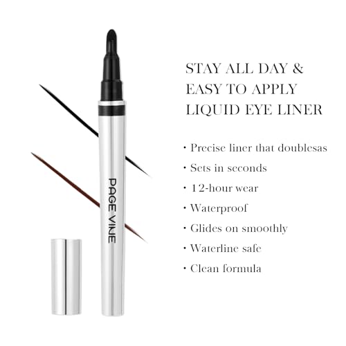 Delineador Líquido Waterproof con Punta Doble y Acabado Satinado miniatura 6