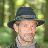 Lodenhut Manufaktur Kapelusz LandsgutManufaktur Mężczyźni - strzelców ludowy wedrówkowy Jesień Lato Wiosna Zima wiosna-lato jesień-zima - 58 cm czarny