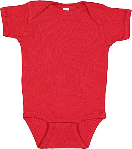 Image of Rabbit Skins Rabbit Skins Baby Bodysuit Girl & Boy | Newborn 0-3 Months to 24 Month Toddler, Snap Easy Closure (4400)
