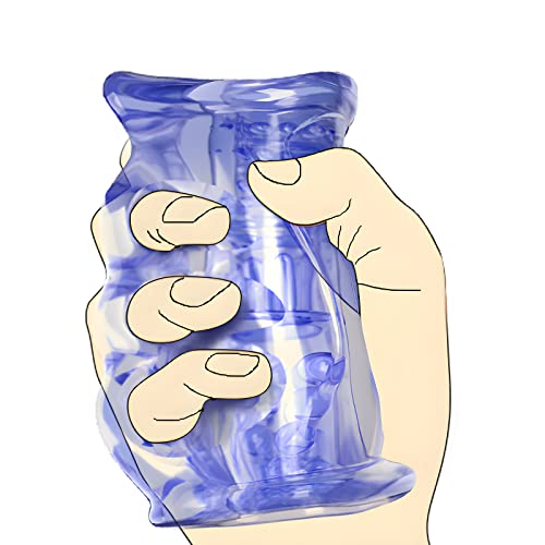 Yilisbait オナホ 繰り返し オナホール 洗える 透明 オナホ ２穴 小型 貫通 防水仕様 アダルトグッズ 男性用 大人のおもちゃ - 画像4