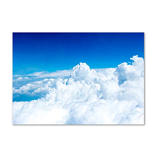 Tableau en verre acrylique de qualité premium avec impression nubes haute définition