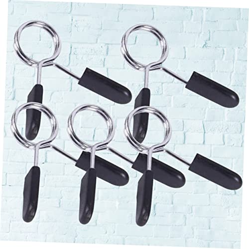BESPORTBLE 15 Peças Coleiras De Bloqueio De Mola De Barra Clipes De Halteres Grampo De Mola Braçadei