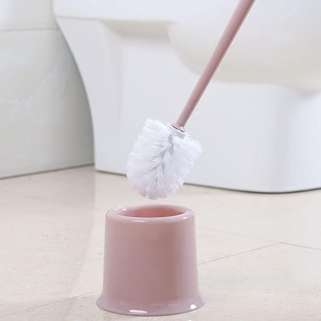 Toilet Brush Holder Long Handle Holder Toilet Brush with Base Toilet Brush Simple Design Toilet Brush Bathroom Tool Cleaning Toilet Brush Set Toilet Brush Holders(A)