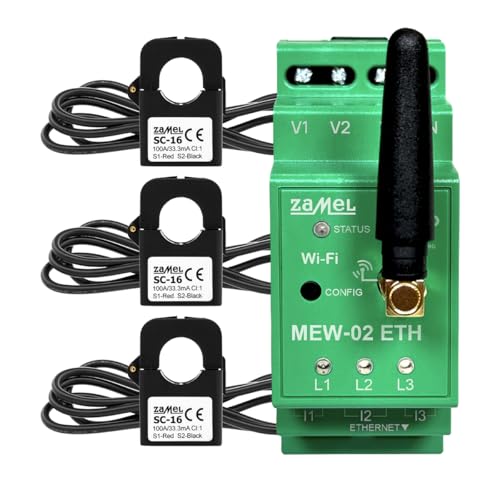 Surveillance de courant MEW-02 ETH/SC-16 Wi-Fi triphasé pour réduire les factures