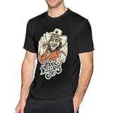 3D Print Custom Fun Comfy Hank Williamms Jr Mens T Shirts O Neck Short Sleeve Shirt for Men,Tees Shirts Tops Black