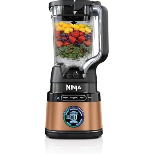 Ninja 2-in-1 Detect Power Blender Pro & Single Serve, 1200W Blender With Jug, & Single Serve Cup, Blend Smoothies, Chop Vegetables & Mix Frozen Drinks, Copper/Black, TB301UKCP