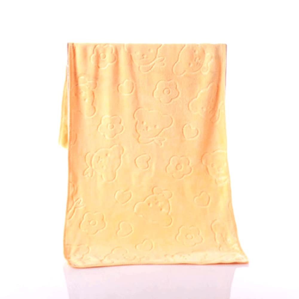 Serviette de bain absorbante en microfibre épaisse et tissu gaufré doux