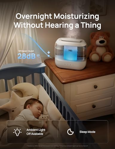 DREO 4L Humidifiers for Bedroom, 36H Runtime, 28 dB Quiet, HM311