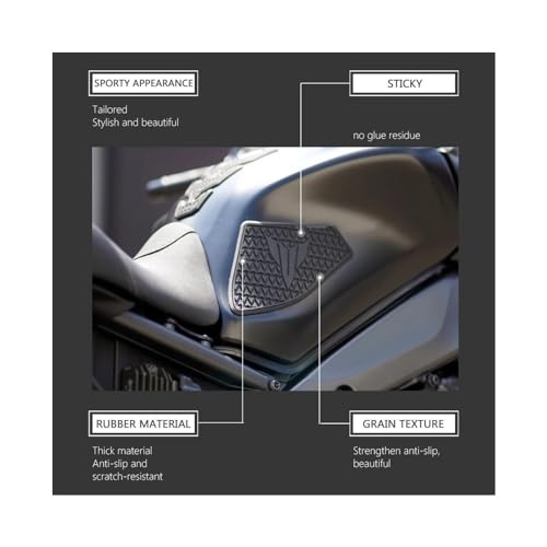 Coussinet de traction MT-09 finition premium réservoir