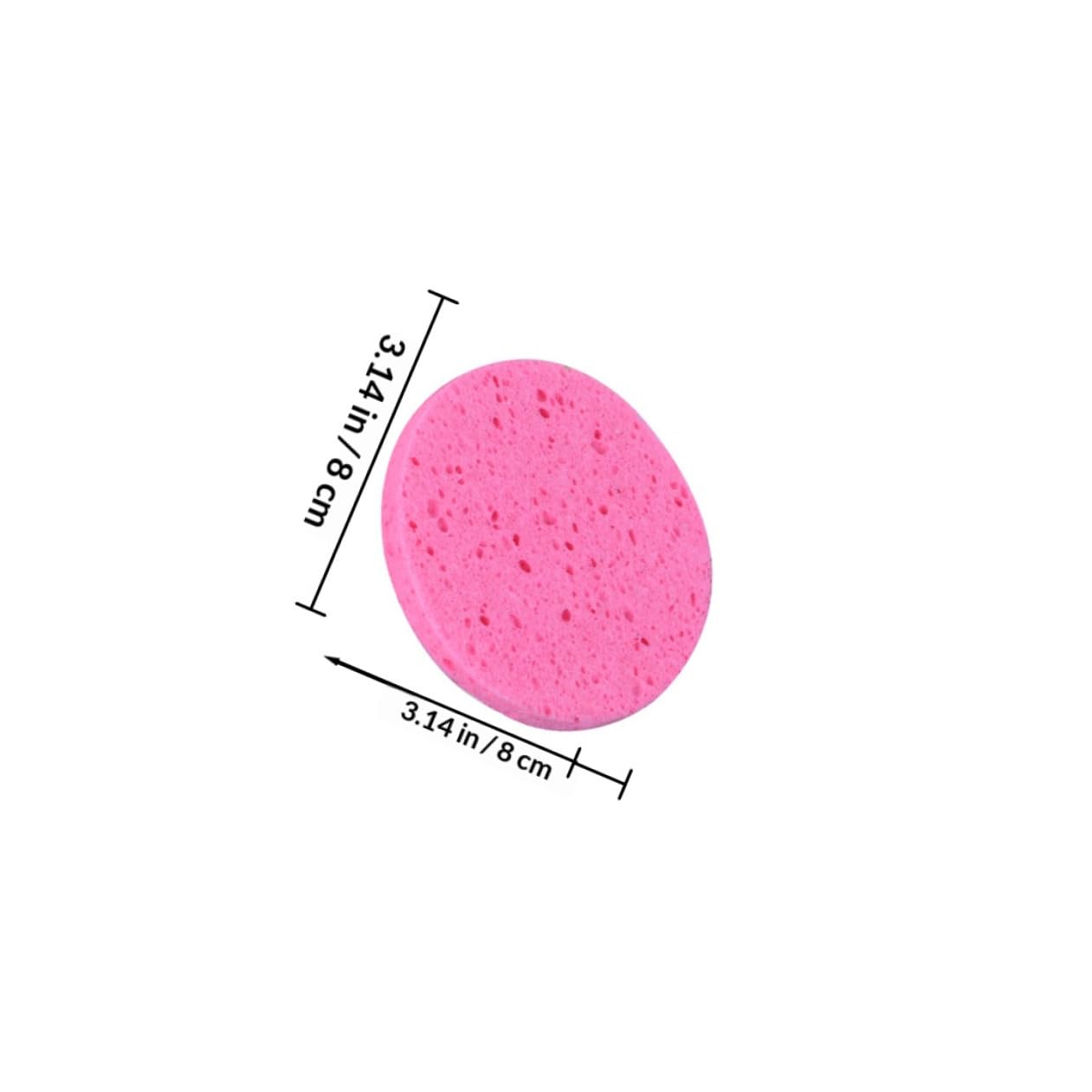 Spugne Struccanti Viso in Cellulosa, 50 Pezzi, per Pulizia Quotidiana e Rimozione del Make-up, Delicatamente Esfolianti