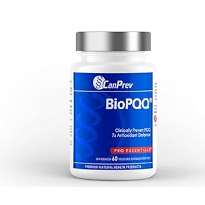 CanPrev – BioPQQ Supplement, 60 v-Caps – PQQ Pyrroloquinoline Quinone for Memory Support, Heart Health, Healthy Aging and Cognitive Health – Antioxidant Supplement