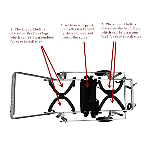 Lixfdj Metal Frame Pet Wheelchairlarge Dog Wheelchair For Back Legs Pet Cart For Handicapped Hind Legs, Adjustable 4 Wheels Dog Wheelchairs Full Support (Size : Xx-Large)/Product Code: Wwa-89 #TOP2