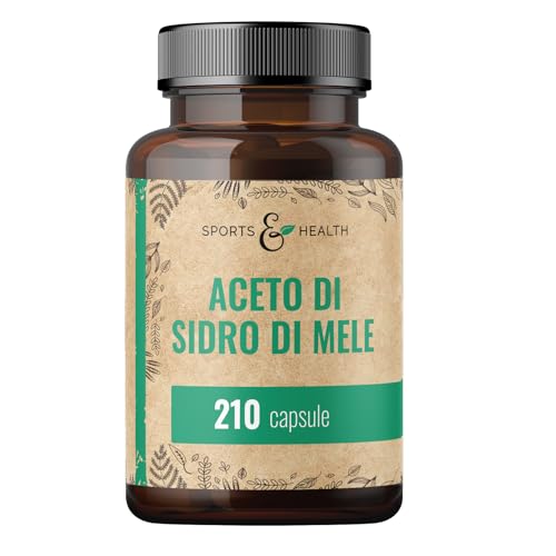 Capsule Aceto di Mele 1000mg, 210 pezzi