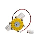 WZINTOP 12V/10W DC Water Flow Generator Turbine Generator hydroelectric Micro Hydro Generator Tap Water Flow Hydraulic DIY(Yellow)
