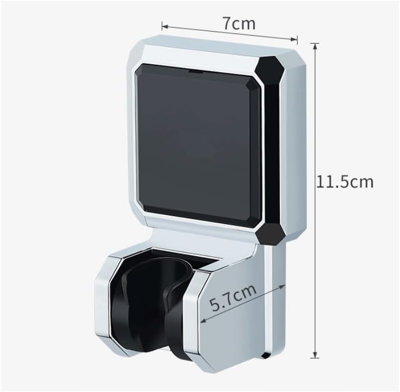 Home use Hole Free Shower Bracket Universal Fixed Base for Bathroom Adjustable Hanging Spray Rack