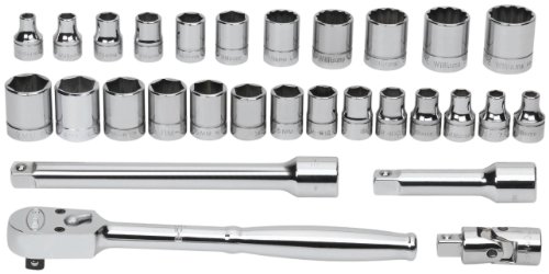 Williams WSMB-29F 29-Piece 3/8-Inch Drive Socket and Drive Tool Set