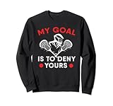 El diseño del palo de lacrosse My Goal Is To Deny Yours, es adecuado tanto para hombres como para mujeres. Signature Lacrosse Boys Girls lacrosse Stick.