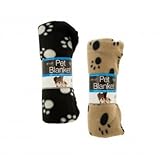 Boo's Pet Stuff Ultra Soft Fleece Pet Blanket for Cat and Dog Carriers, Beds, Car Seats and Furniture. Assorted Colors [1 Blanket Per Order]