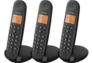 Logicom ILOA 350 Draadloze vaste telefoon zonder antwoordapparaat - Trio - Analoge & Dect-telefoons - Zwart
