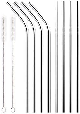 Coco Jack Drinking Straws - Hand Made Glass Straws - Coco Sippers Perfect For Everyday Use - Reusable - Elegantly Designed - Eco-Friendly - Highly Versatile Extra Long Drinking - Perfect Holiday Gift