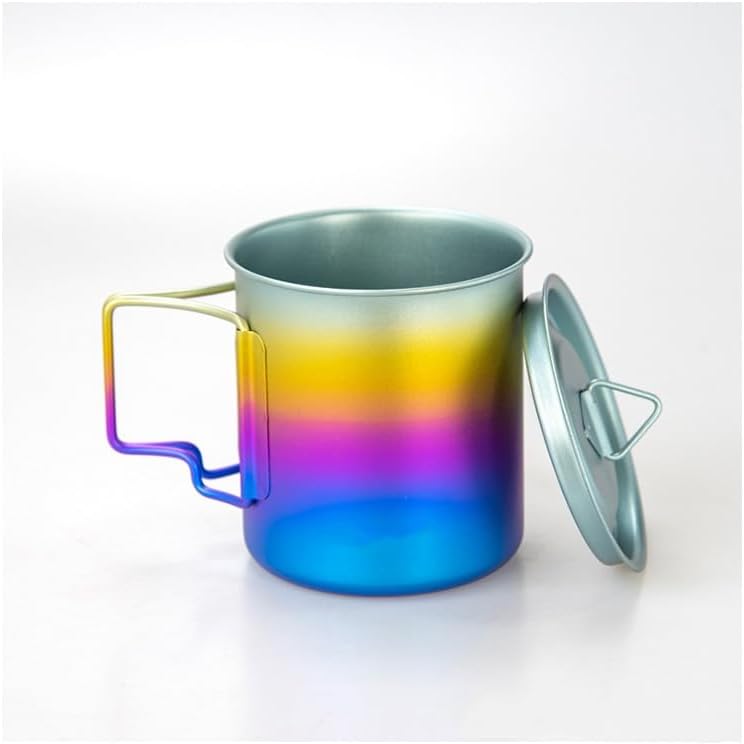 Colored pure titanium water cup