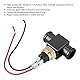 ZDETGU Kühlerlüftertemperatur-Sensor Thermostat-Wassertemperaturschalter für Motorrad-ATV-Kühlmittellüfterschalter für 125-650 Ml -Country-Motorräder (Black)