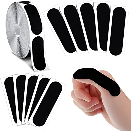 Jkjhbhged 200 Pieces Bowling Thumb Tape Bowling Finger Tape Protective Performance Tape Elastic for Bowling Accessories, black